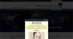 Desktop Screenshot of kirloskar-electric.com